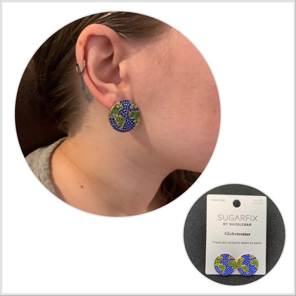 BaubleBar Earring Wardrobe, NWT, 8 Pair, Stars, Hoops, Bling, Pearl, Gold & More - Picture 5 of 13